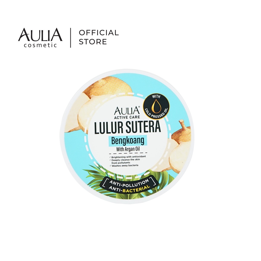 AULIA Lulur Sutera 250gr [ Lulur Mandi with Zaitun oil,Honey,Silk Extract &amp; Vitamin E ]