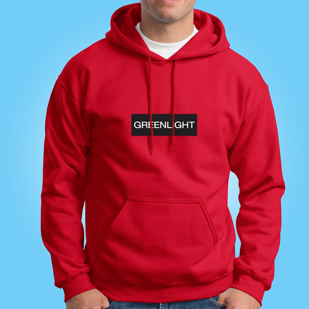 Sweater Hoodie Greenlight Bahan Cotton Fleece Tebal Unisex Size M L XL XXL