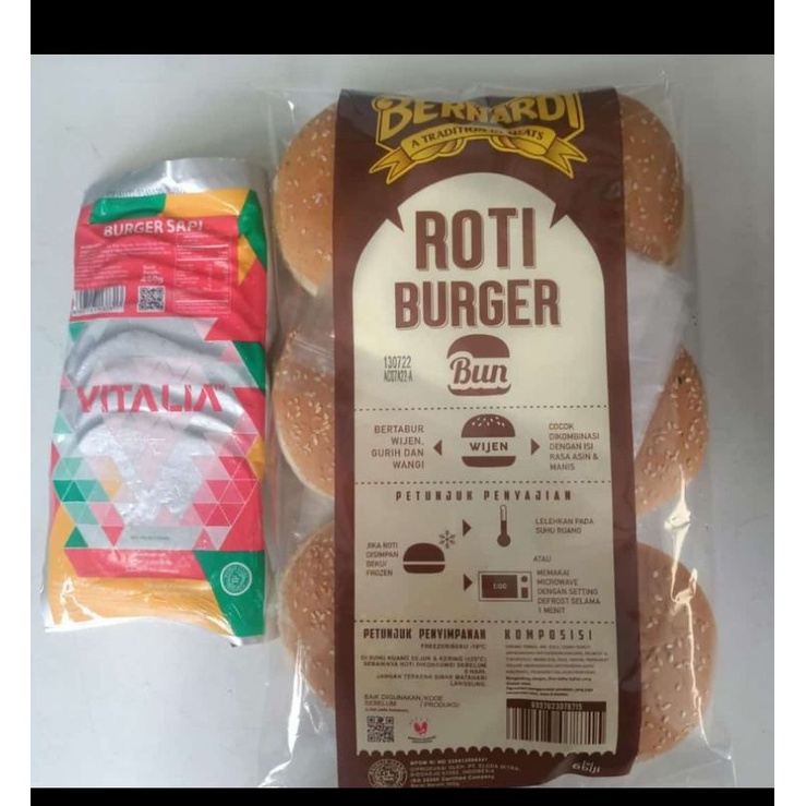 

paket burger isi 6