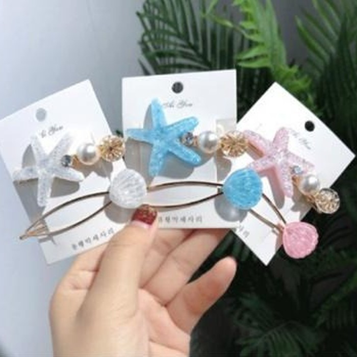 HAIRKLIP PENJEPIT RAMBUT KOREA MODEL BINTANG KARANG -ISI JP001-JP002