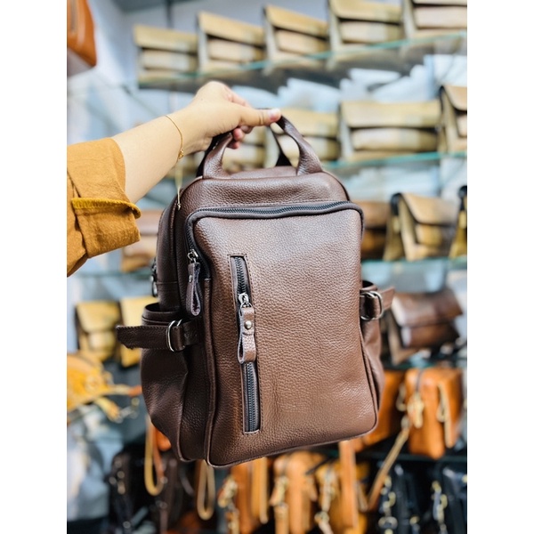 Ransel 3in1 Wanita Kulit Sapi Asli Sukaregang