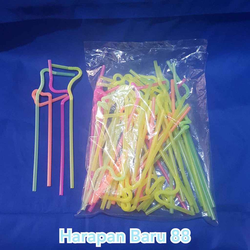 

Sedotan Funky / Sedotan Ulir / Funky Straw Unik & Murah [ Pack ]