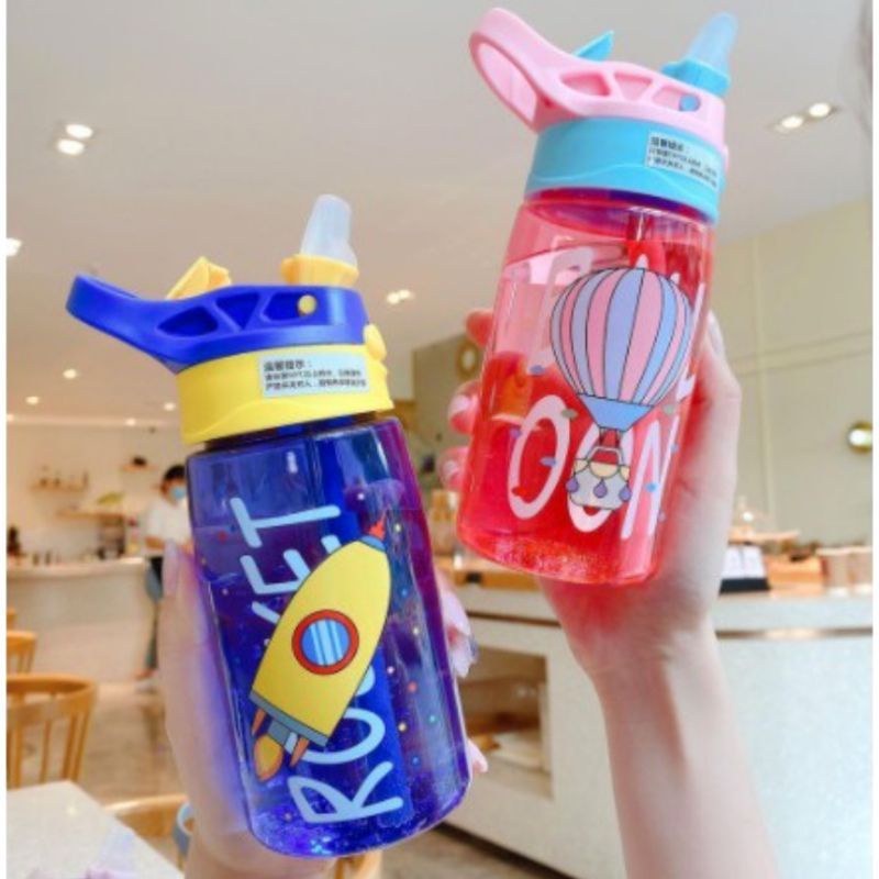 Botol Minum Anak Karakter TRANS COUNTRY SEA 038 / 480ML FRE Kotak BPA FREE
