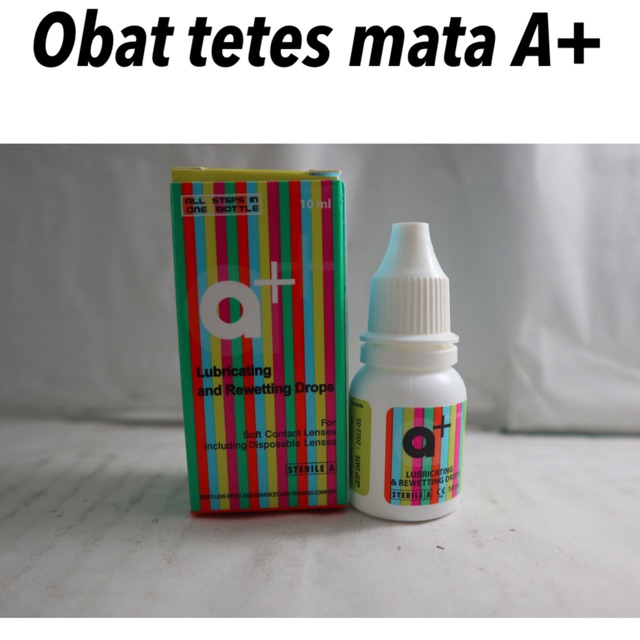 Obat tetes mata A+ / cairan softlens A+ tetes mata - tetes air softlens mata fresh kon