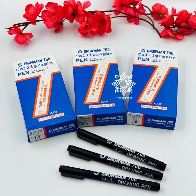 

(BISA COD) Pen Snowman 700 Calligraphy / kaligrafi 1.0/2.0/3.0 LIMITED EDITION Kode 737