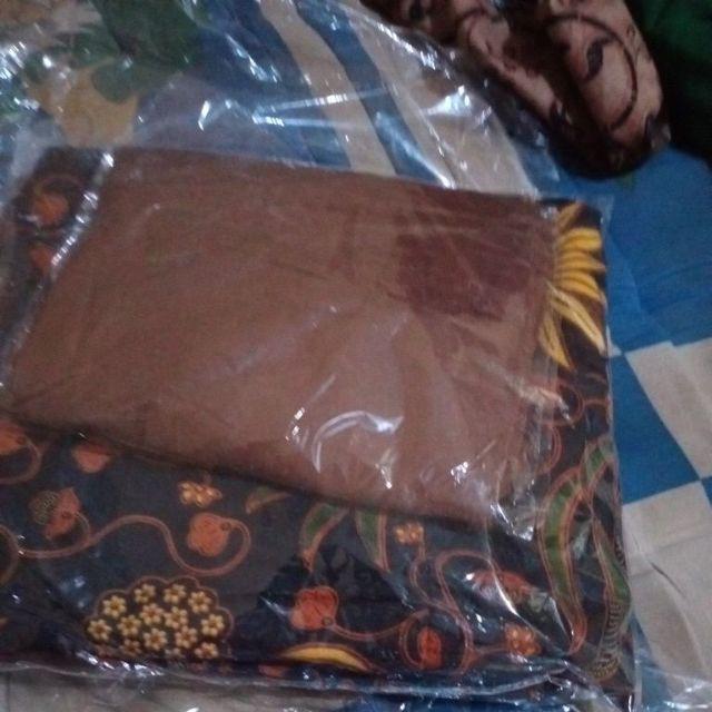 Gamis Batik Manggar Padi Sekar Cantik Nadine Allsize Jumbo Hijab