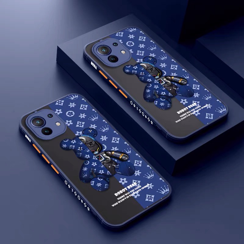 IPHONE Casing Ponsel Shockproof Kompatibel Untuk Iphone13 12 11 Pro Max X XS Max XR 6 6s 7 +8 Plus Casing Power Bear Cover Camera Protection