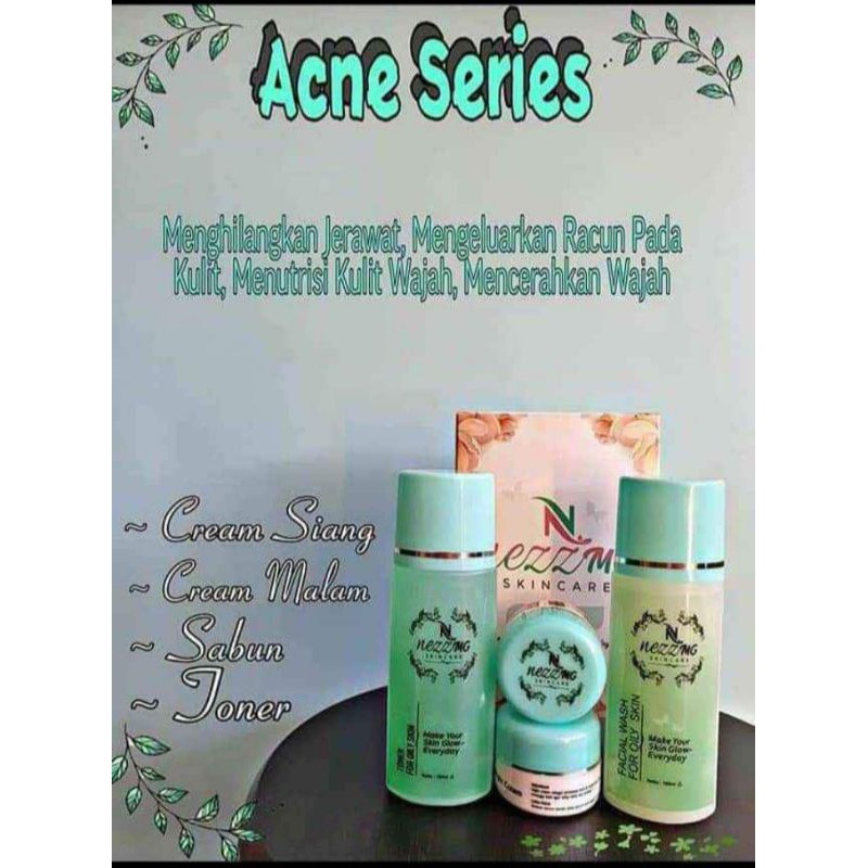 Nezzmg skincare paket acne