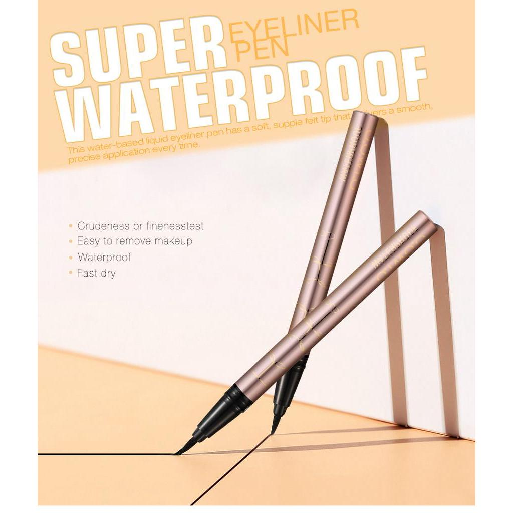 ★ BB ★ O.TWO.O Waterproof Eyeliner Pen - Eyeliner Long Lasting Liquid Eyeliner Waterproof Black | O TWO O