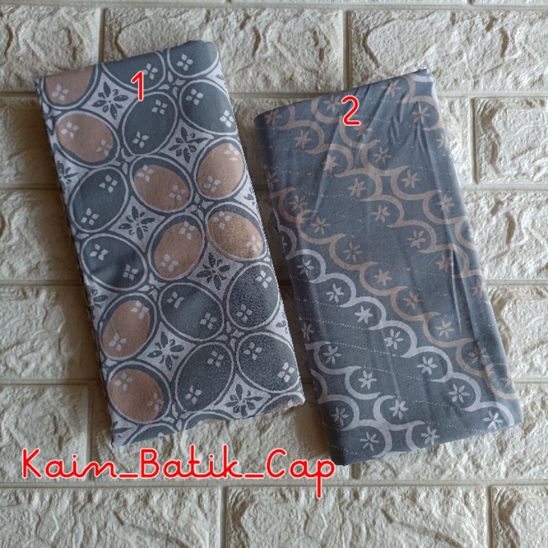Kain Batik Abu Abu Batik Cap Abu Abu Kain Batik Cap Abu Abu Bahan Batik Cap Bahan Batik Katun Kain B