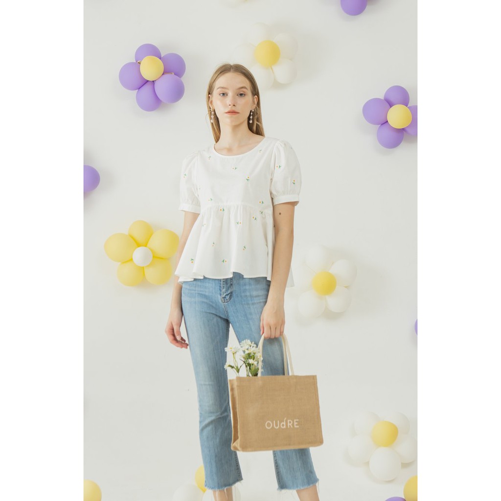 OUDRE - NAMU TOP IN WHITE