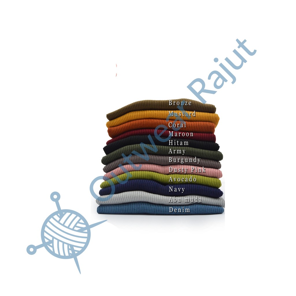 Atasan Rajut Wanita Loose Big Size