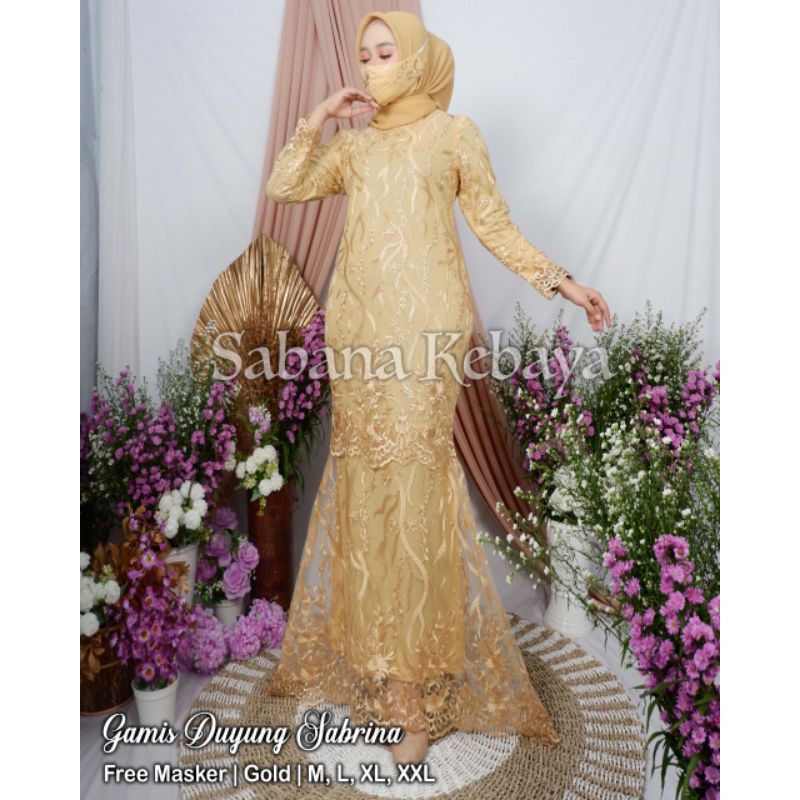 Gamis Tulle  Tingkat tulle Dress Pesta  Gamis Tingkat Mutiara