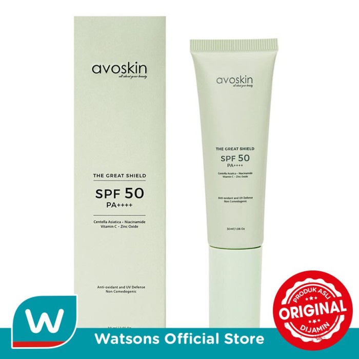 Avoskin The Great Shield Sunscreen SPF 50 PA++++ 30ml