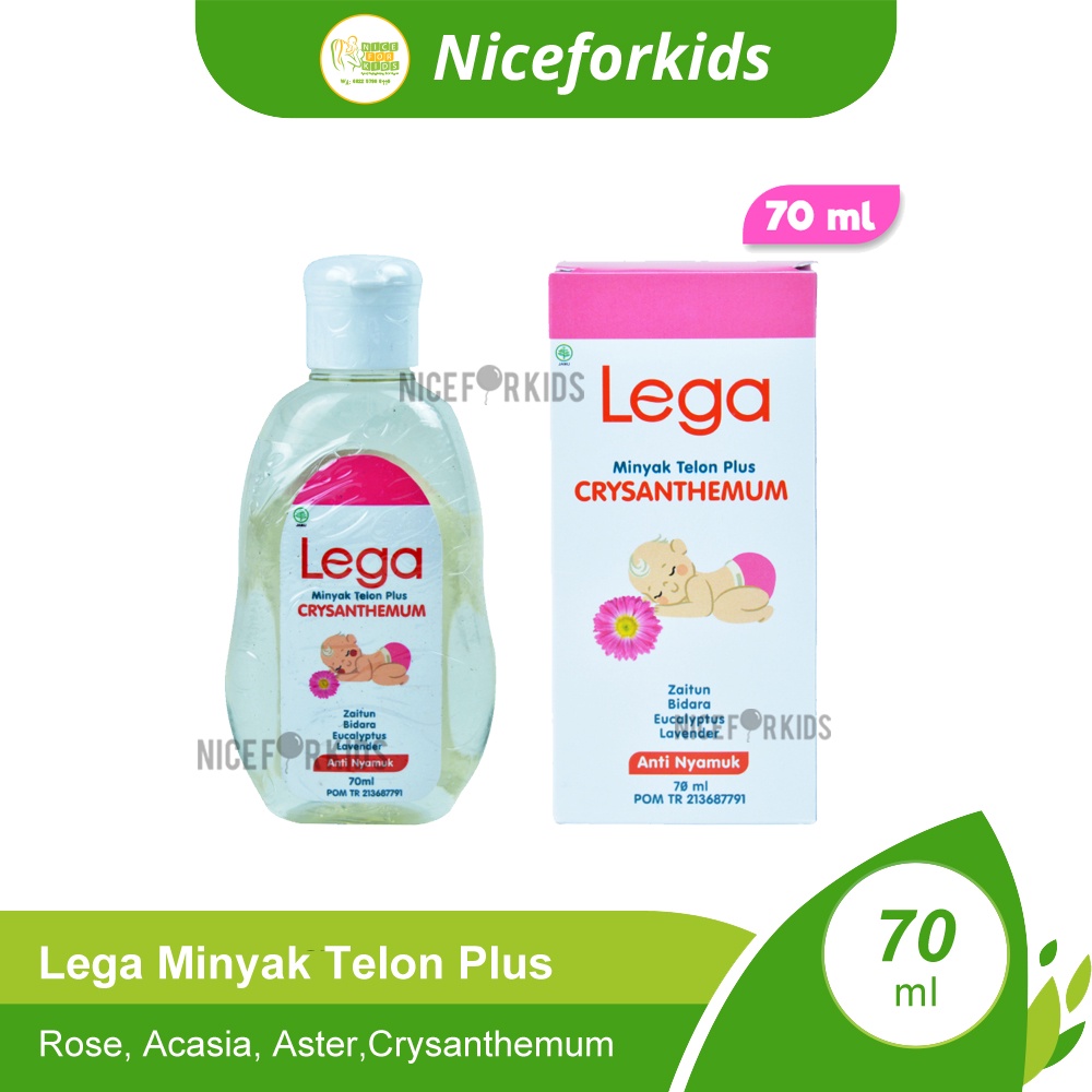 Lega Minyak Telon Plus Anti Nyamuk Uk. 70ml / Lega Minyak Telon 100ml / Minyak Telon Bayi