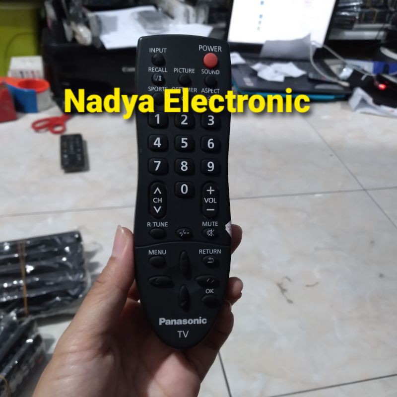 REMOTE REMOT TV LED LCD PANASONIC TYPE LAMA ORIGINAL ASLI