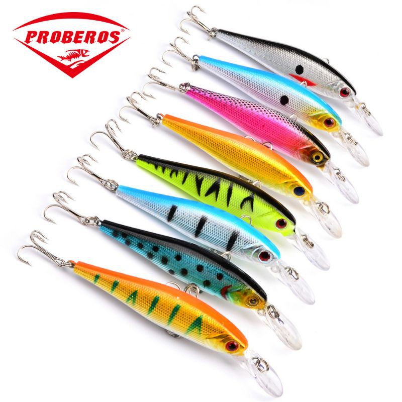 Grosir umpan pancing casting fishing lure minnow hardbait 10.1cm 9,36 gram