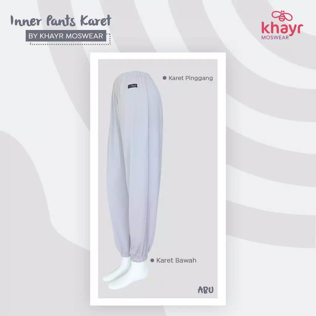 INNER PANTS KARET BY KHAYR MOSWEAR