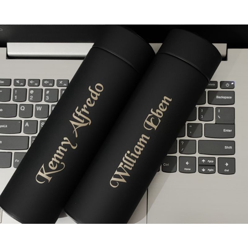 TUMBLER LED | TUMBLER BAHAN KARET | TUMBLER SUHU I FREE CUSTOM NAMA