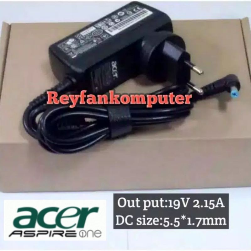 Adaptor Charger  Laptop NoteBook Acer Aspire One 722 725 756 751 751H D255 D260 D257 D270 Zg5 Zg8