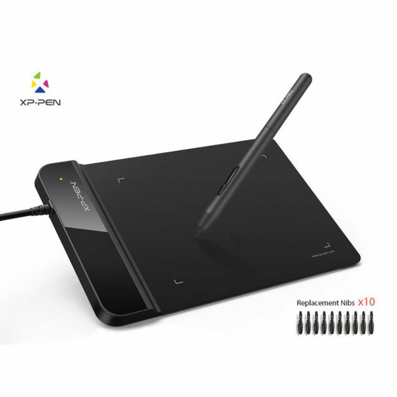 XP-Pen Smart Graphics Drawing Pen Tablet with Passive Pen - G430S - Black