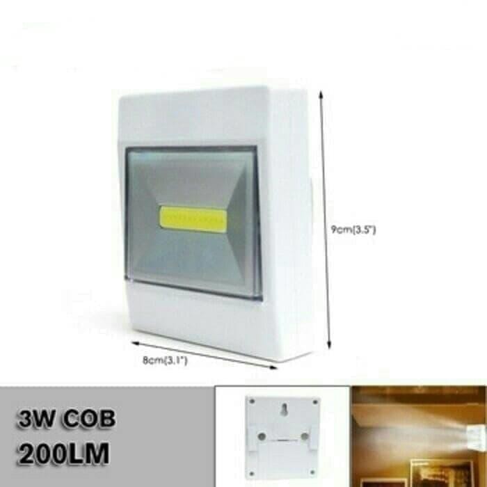 Mitsuyama MS-8508 Stick n Click Lampu Portabel Emergency COB LED 10 Watt Pencahayaan Kualitas Tinggi