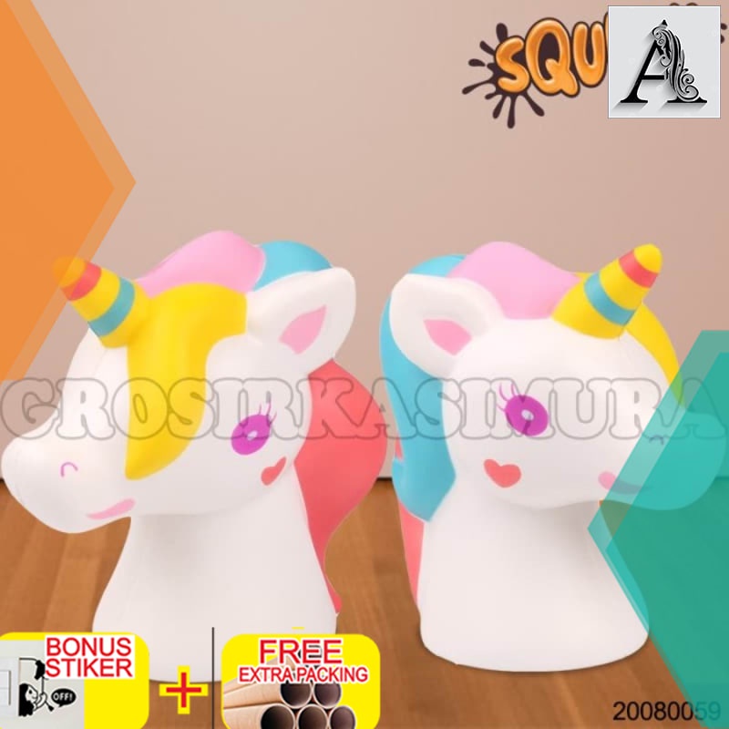 

Promo SQUISHY UNICORN JUMBO (Squishy Kepala Kuda Pony) Slow & wangi 80059