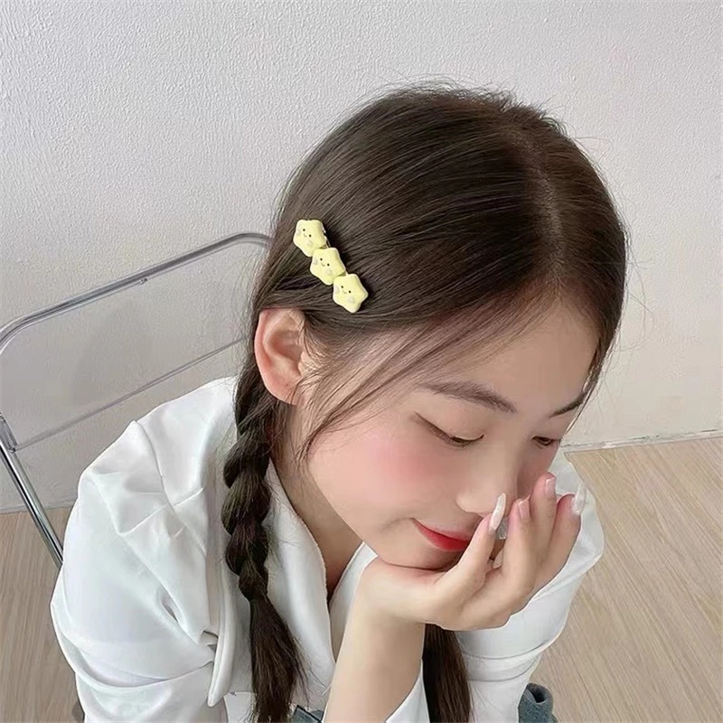 Korean Version Anime Sleeping Stars Modeling Hair Clip/ Girl Lovely Duckbill Barrettes/ Fashion Simple Hairpin Headwear