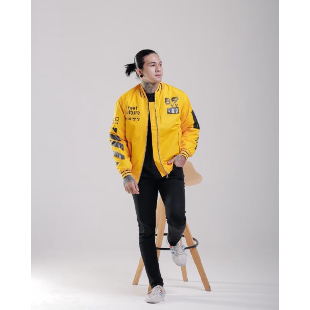 JAKET PRIA BOMBER VARSITY BGSR-JACKET VARSITY BIG SIZE