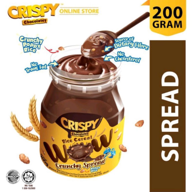 

Crispy Chocolatey Rice Cereal Crunchy Spread 200gm,SALE!!!