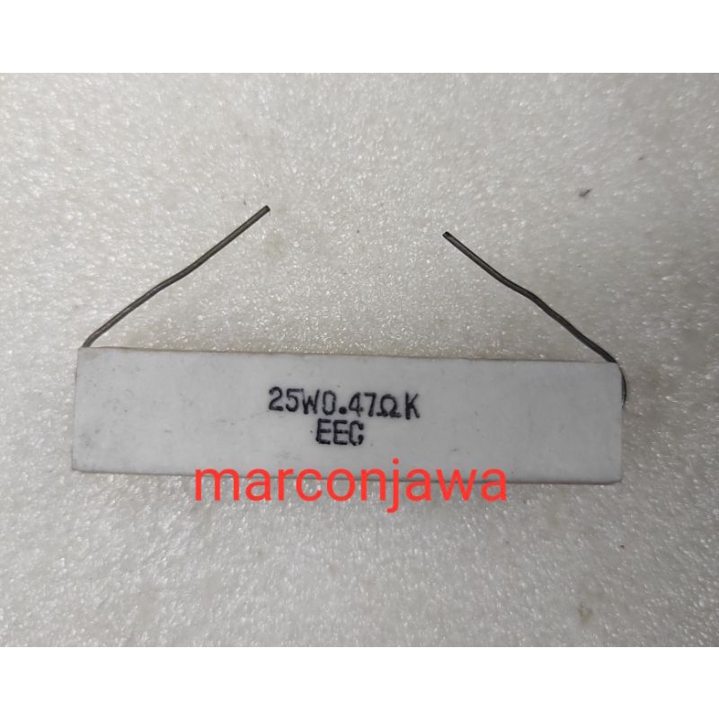 resistor 25W 0,47 ohm