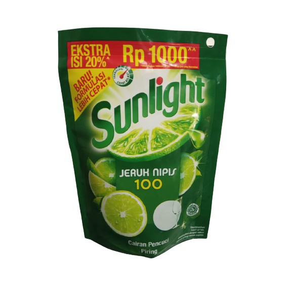 SS Sunlight Sabun Cuci Piring Lime New Pouch 54 ml Rp 1000 an