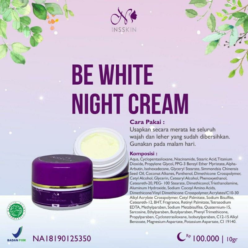be white night cream
