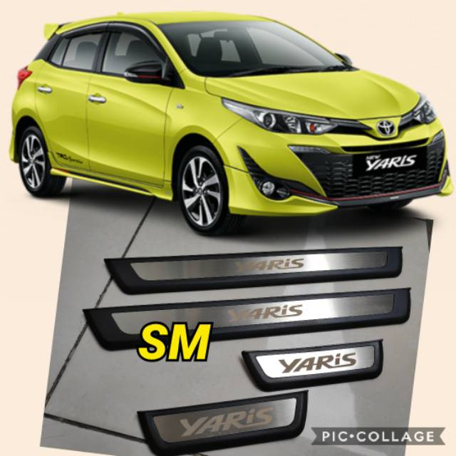 scuff plate samping all new yaris 2018 2019 2020 scuff plate pintu samping door sill plate new yaris