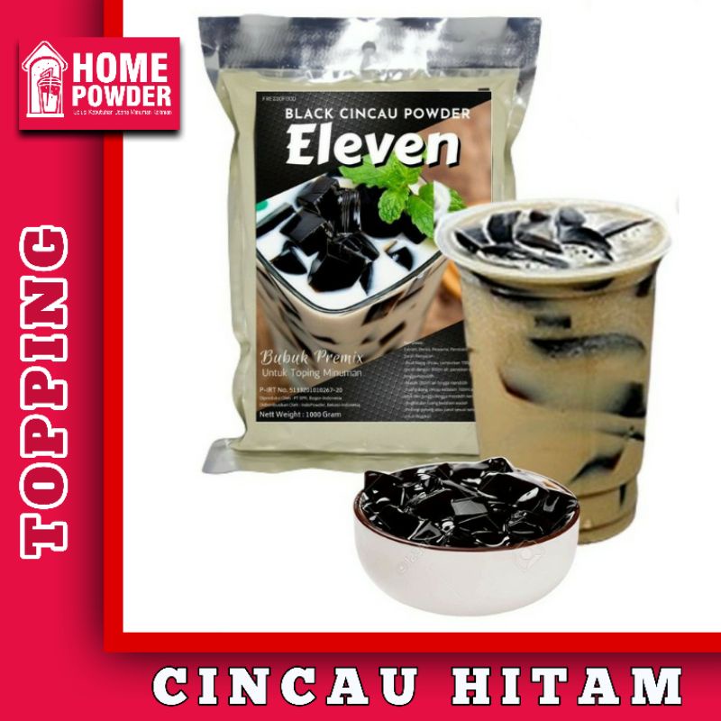

Bubuk Cincau Hitam Eleven Topping Minuman Cincau Es Buah