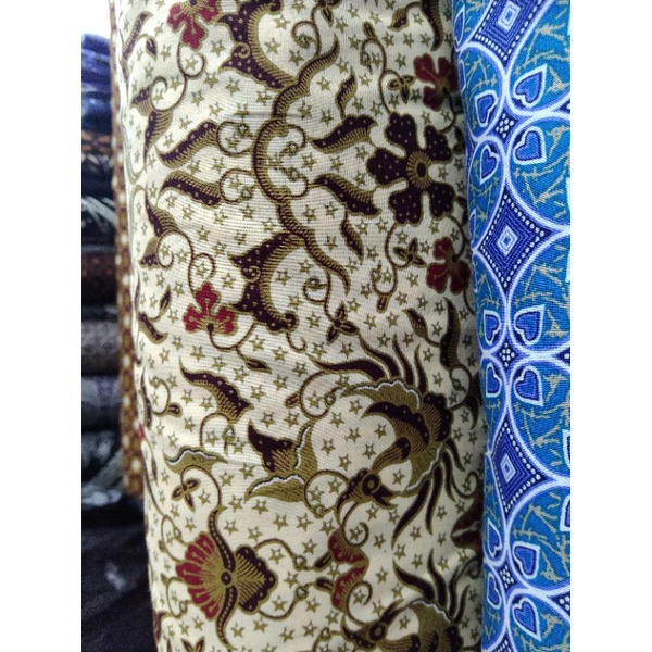 Kain BATIK KATUN CEMANI/Harga Tertera Per 1/2(0.5)mtr