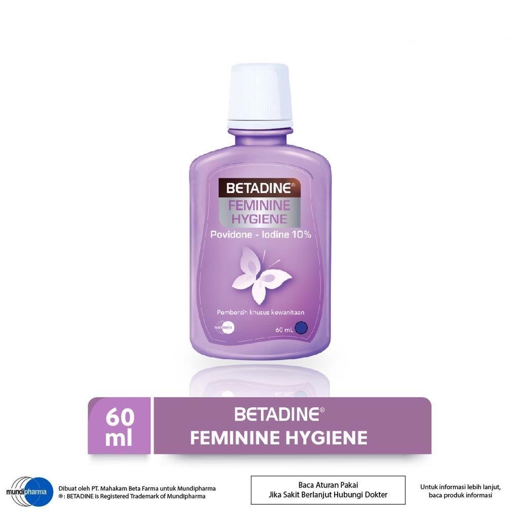 Sabun Betadine Feminine Hygiene - Pembersih Kewanitaan 60ml Feminine Wash Miss V Wangi Premium