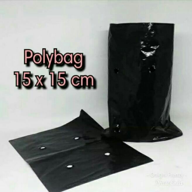 10 pcs polybag untuk tanaman ukuran 15x15buat tanaman hias ataupun tanaman sayuran dan tanaman strawbery