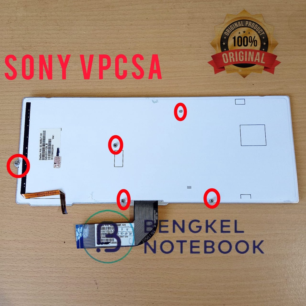 Keyboard Sony VPCSB VPCSD VPCSA Silver kecil