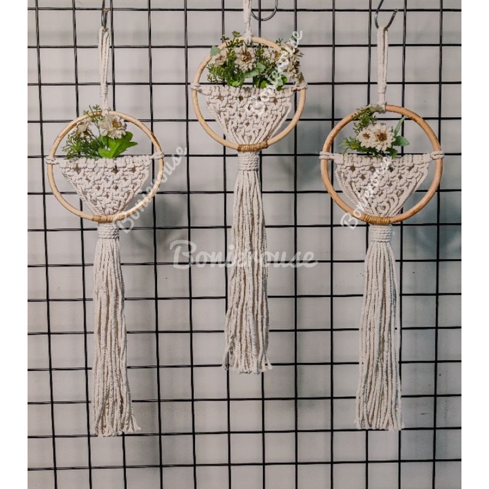 Macrame wall hanging/ hiasan dinding macrame rotan / dekorasi dinding aesthetic