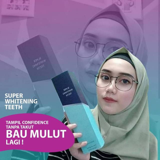 Super whitening teeth