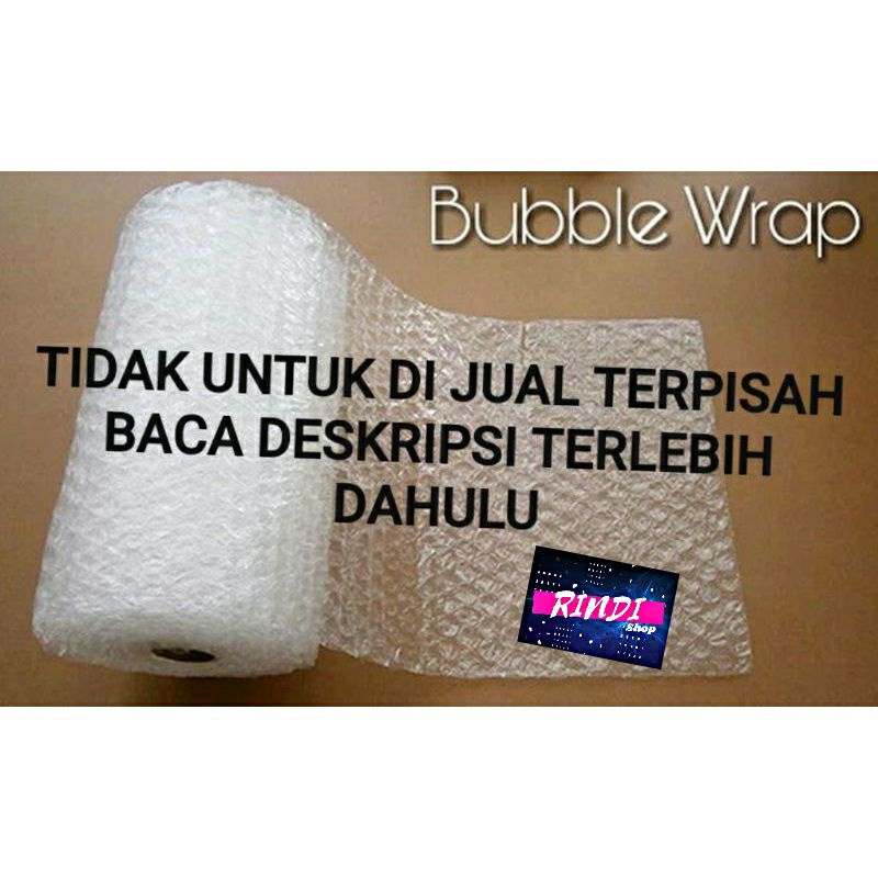 

BUBBLE WRAP (TIDAK UNTUK DI JUAL TERPISAH) baca deskripsi terlebih dahulu..