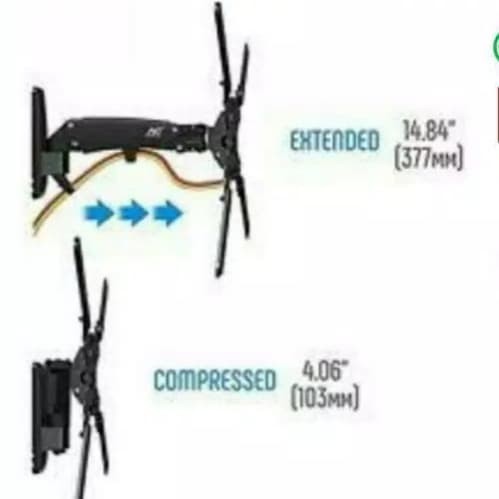 BRACKET TV LED LCD GAS STRUT 32-50 INCH IMPORT