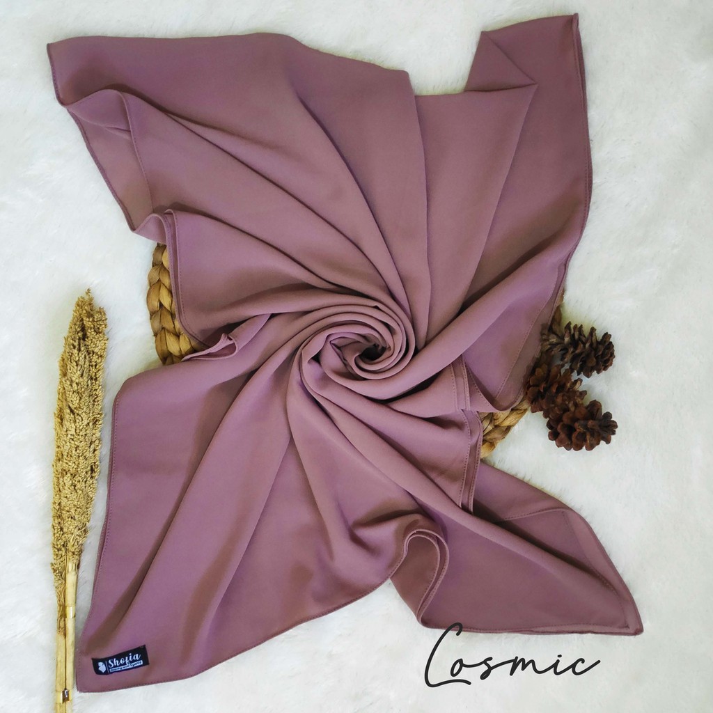 [200x75] HIJAB PASHMINA JAHIT TEPI CERUTY BABY DOLL, PASHMINA CERUTI, JILBAB PASHMINA, PASMINA-Cosmic