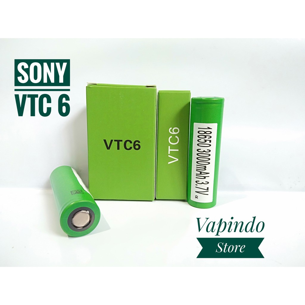 Baterai / Battery Sony VTC 6 / VTC6 18650 3000 MaH VTC6 AUTHENTIC