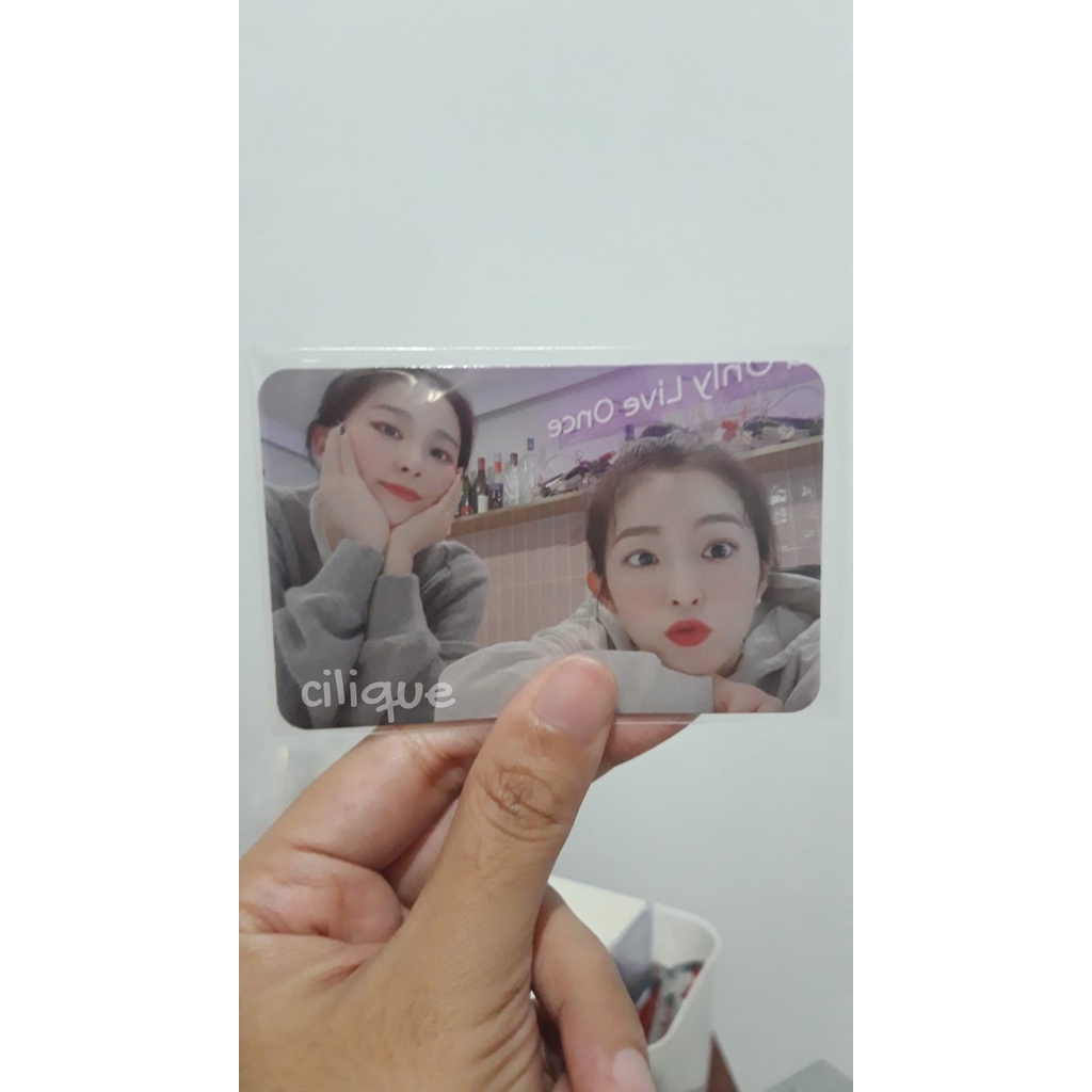 [OFFICIAL] PC PHOTOCARD REDVELVET MONSTER UNIT SEULGI IRENE TOP NOTE SEULRENE