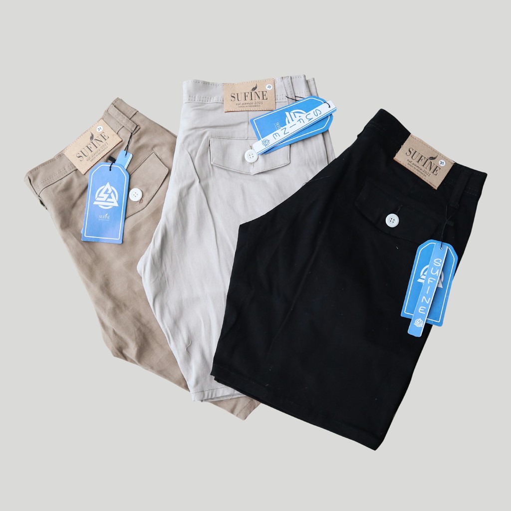 Sufine - Chinos Pendek Premium - Celana Pendek Pria