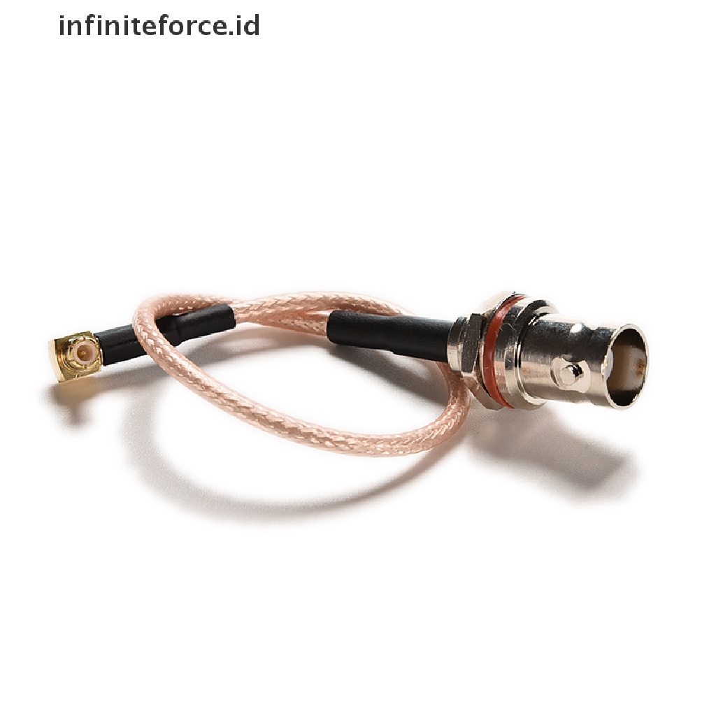 (infiniteforce.id) Kabel Adapter jack BNC female Ke MCX male plug right angle RG316 6 &quot;pigtail