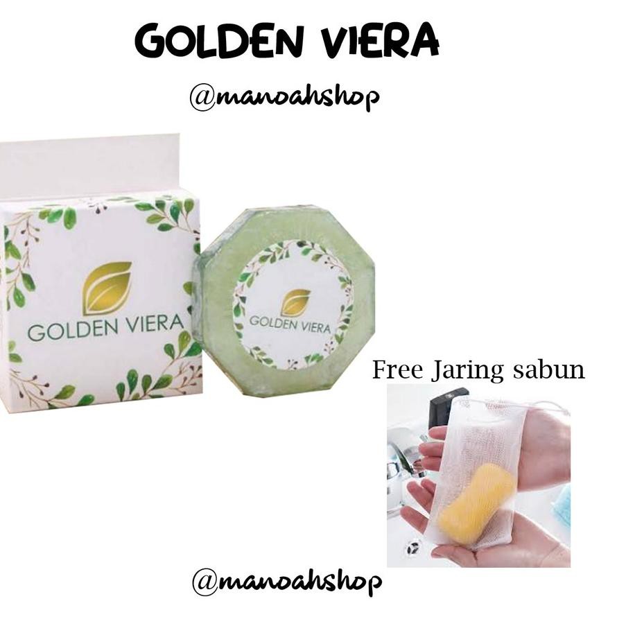 Terbaru.. [FREE JARING + MASKER] Golden Viera Soap sabun BEST SELLER grosir