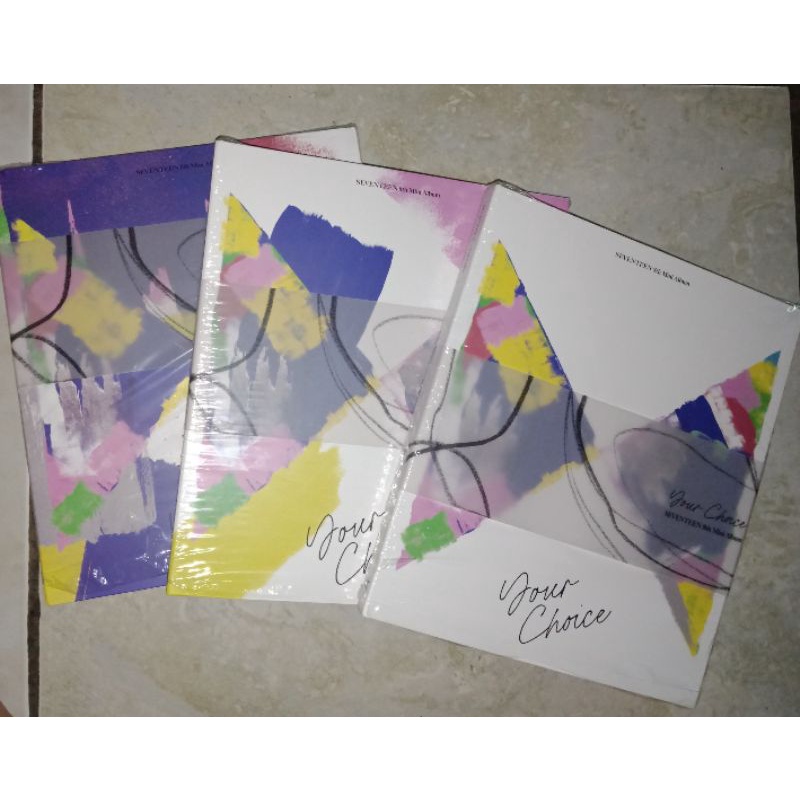 ALBUM ONLY  BDO & BDC , ALBUM ONLY SEVENTEEN YOUR CHOICE , KIHNO HELLO FUTURE, WANNAONE SUMMER PACKA